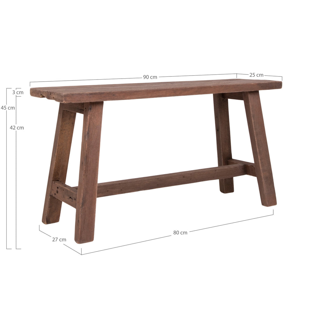 Barcelona – Sittbänk i massiv teak