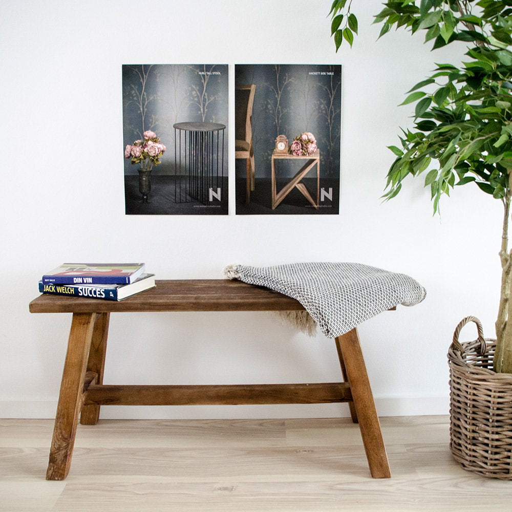 Barcelona – Sittbänk i massiv teak