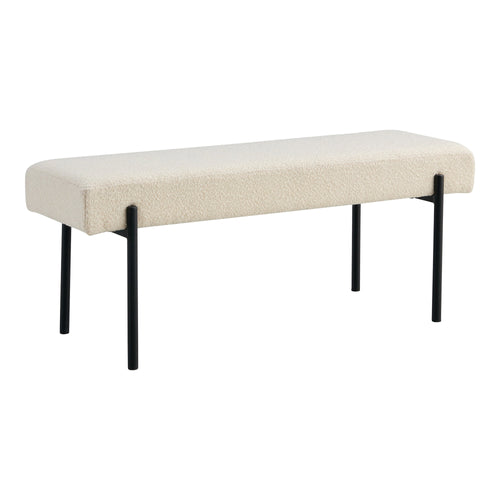 Burgos – Sittbänk i bouclé