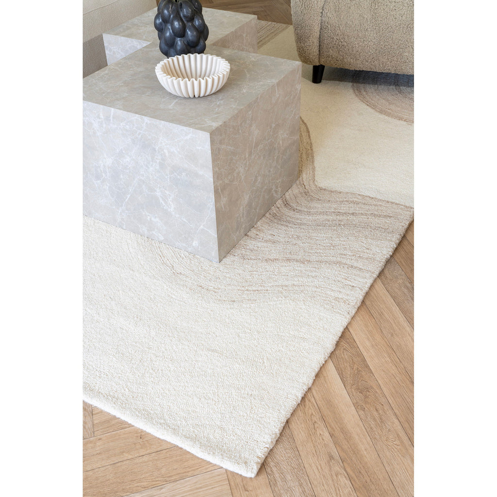 Bergamo – Soffbord i marmorlook, 2-pack