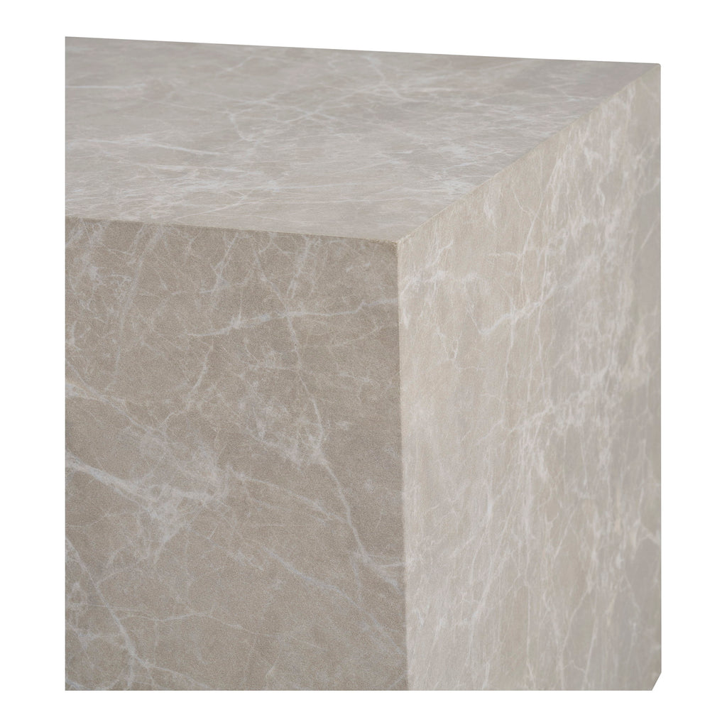 Bergamo – Soffbord i marmorlook, 2-pack