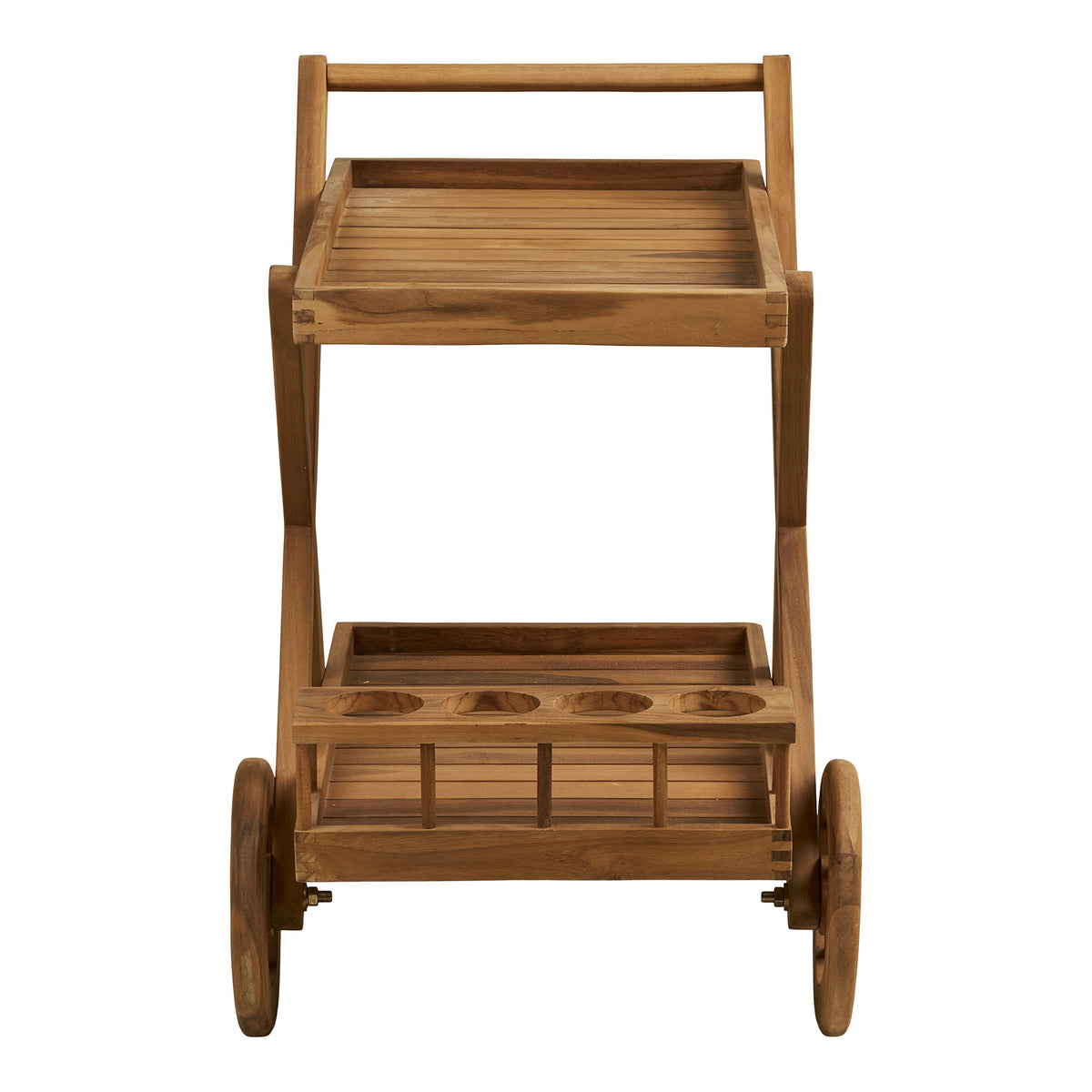 Rulla – serveringsvagn i teak