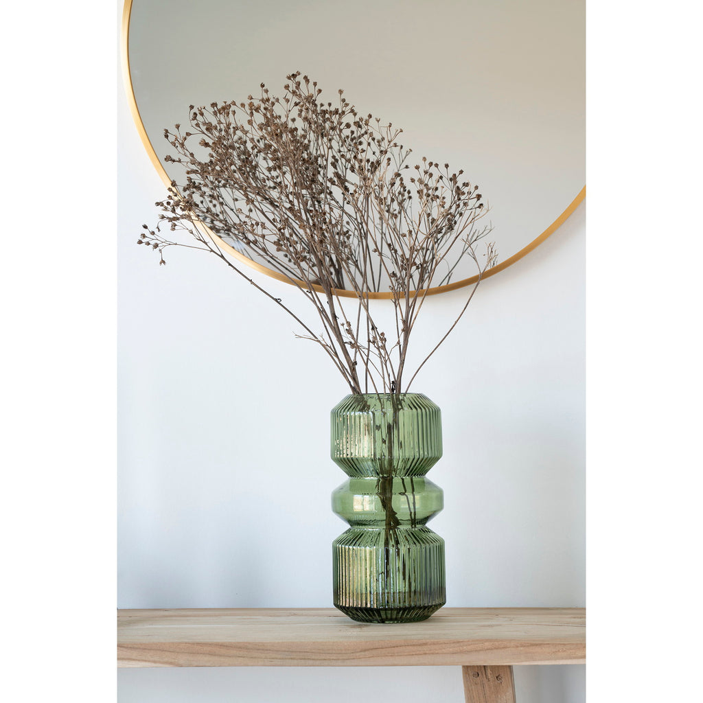 Madrid – Rund spegel i aluminium