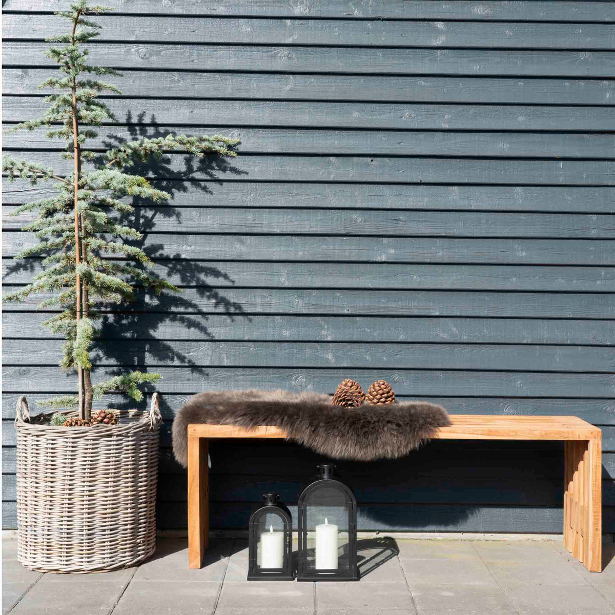 Famn – Korgar i kubu-rattan, set om 2