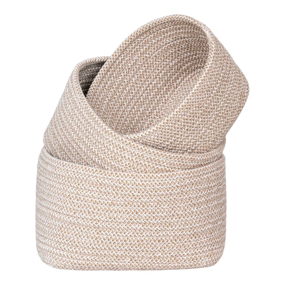 Sand – Korgar i bomull, set om 3
