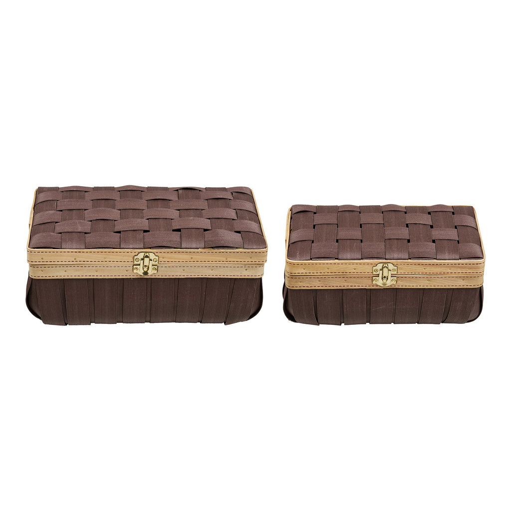 Palova – korgar i trälook, set om 2