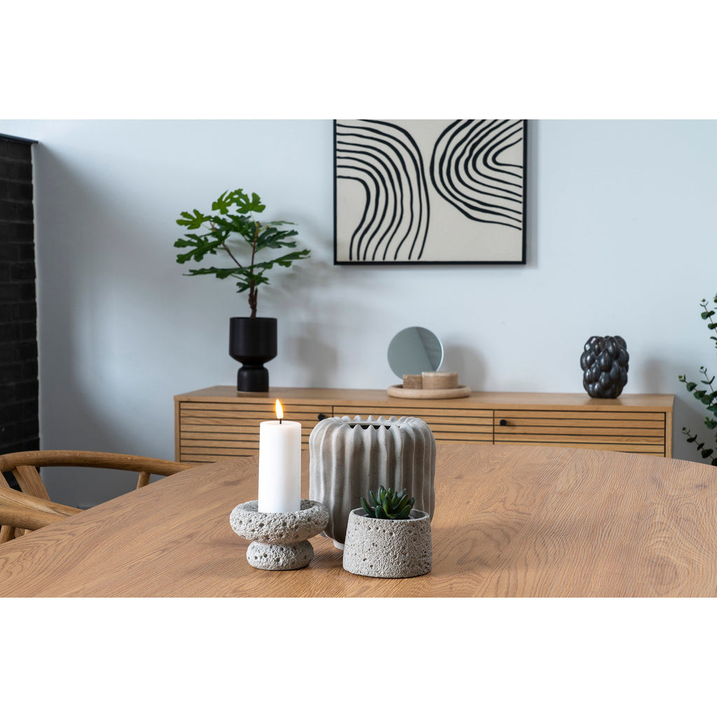Luna – Rund bricka i travertin