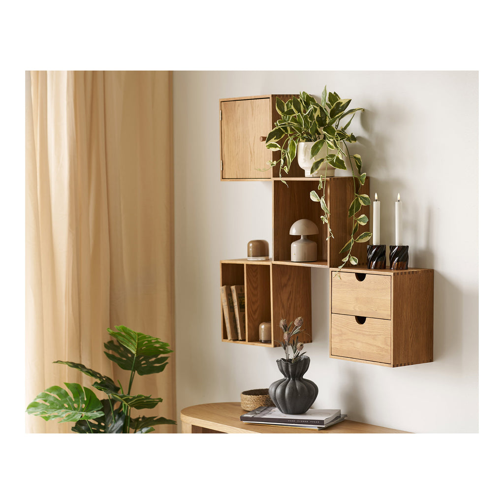 Twist – Ljusstakar i rökbrunt glas, set om 2