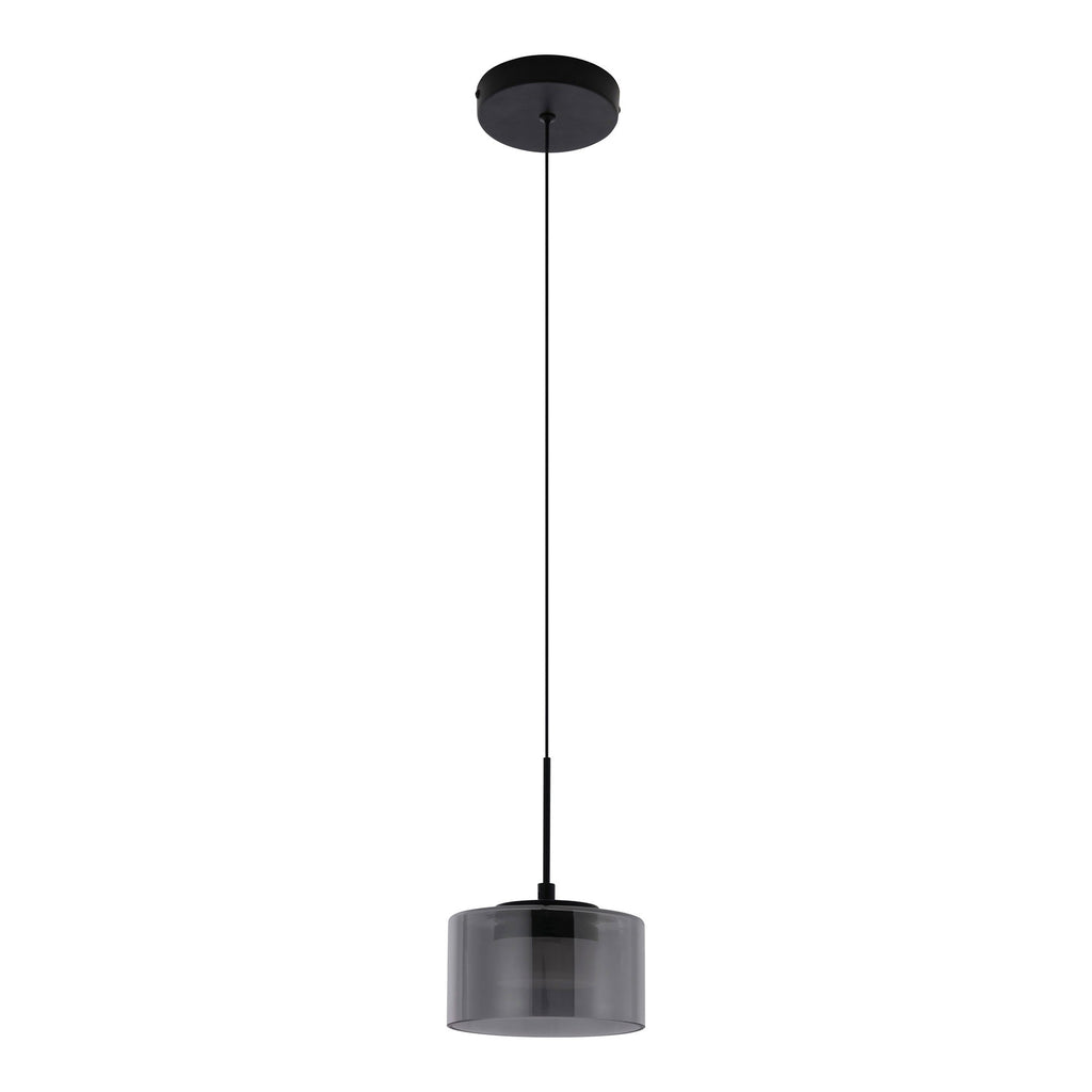 Onyx – pendellampa i stål och glas