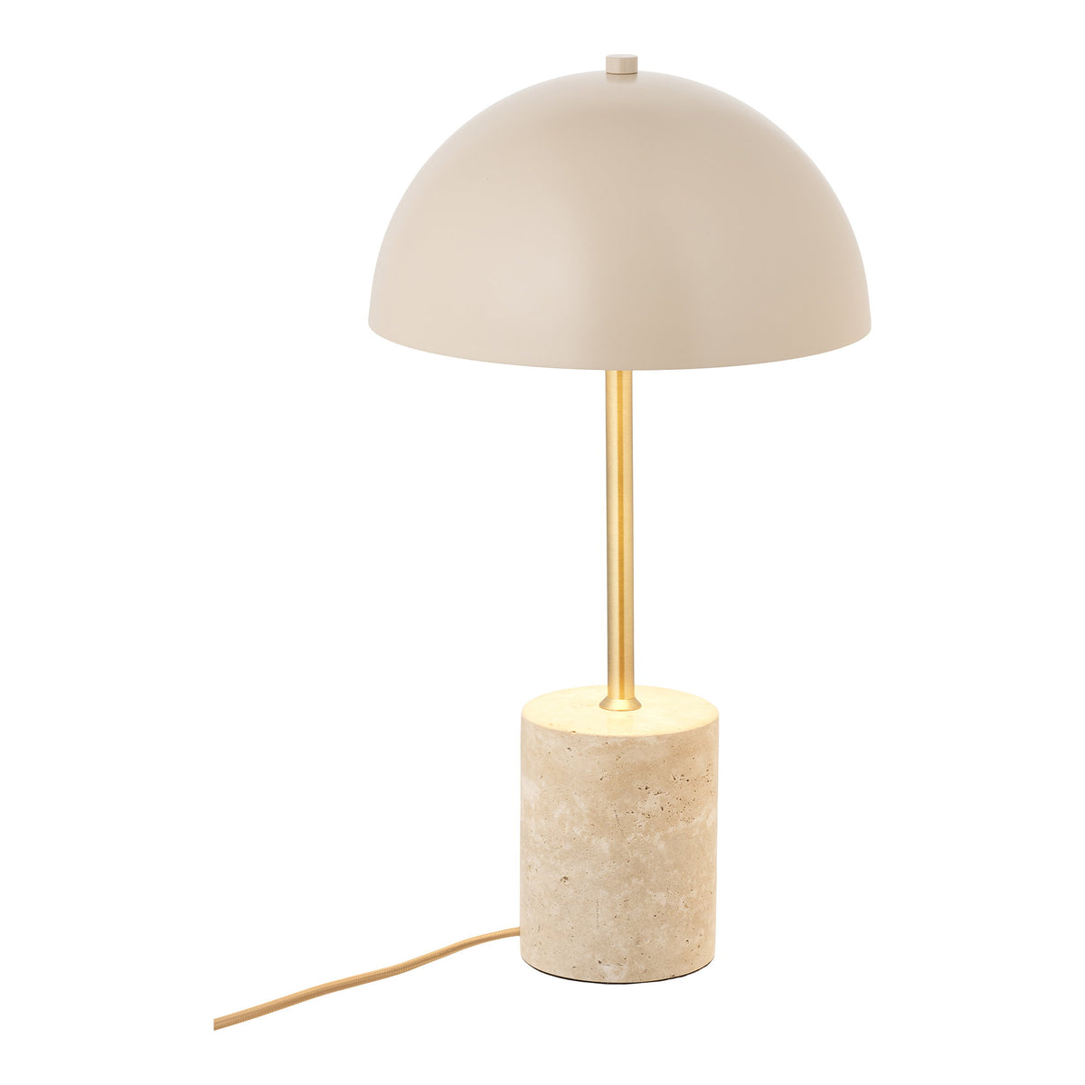 Sockel – Bordslampa i marmor och stål
