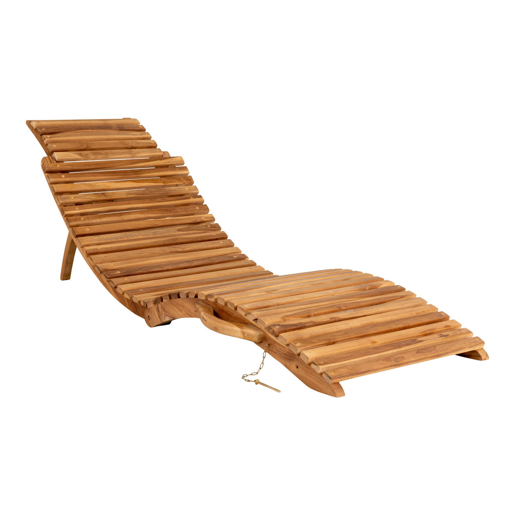 Arrieta – solstol i teak, natur
