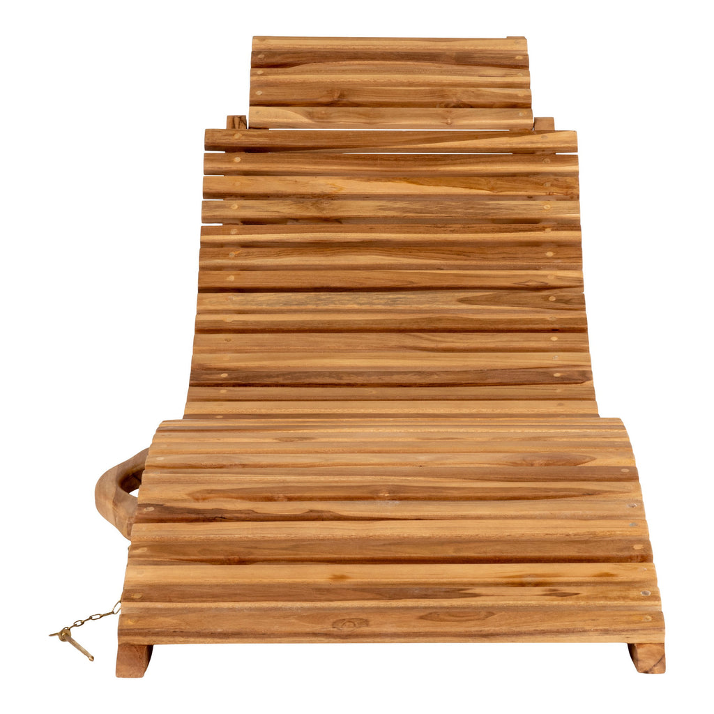 Arrieta – solstol i teak, natur