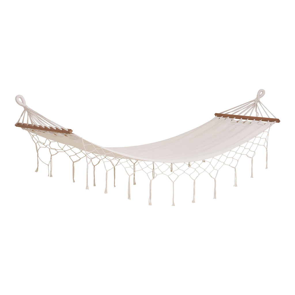 Edessa Hammock - Hängmatta, polyester/bomull, lärk, offwhite