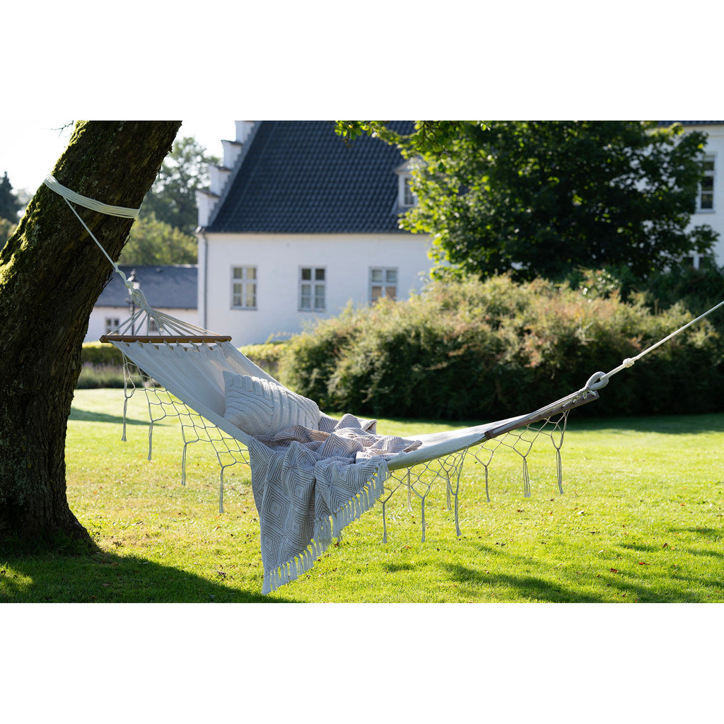 Edessa Hammock - Hängmatta, polyester/bomull, lärk, offwhite