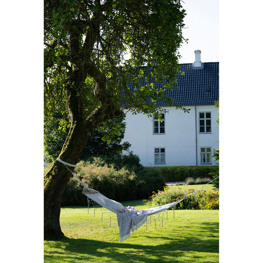 Edessa Hammock - Hängmatta, polyester/bomull, lärk, offwhite